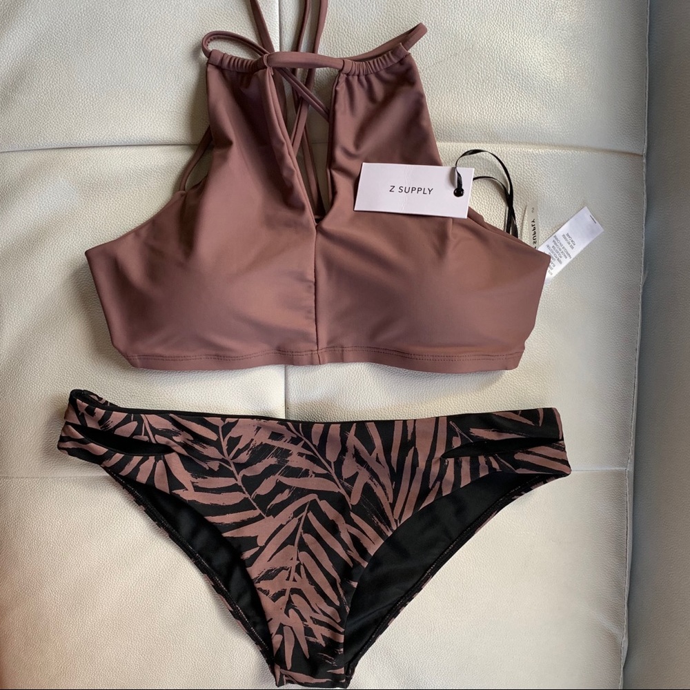 Z Supply high neck palm bikini